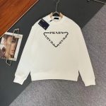 Prada Long-Sleeved Sweatshirt Cotton Pure Winter