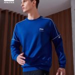 Fila Hoodies Red Fleece Autumn