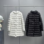 Moncler Down Jacket Red Chanel-Inspired Sophistication Slim Fit Zippered Pocket
