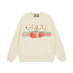 Gucci Hoodie Red Cotton Wool Winter