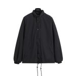 Balenciaga Windbreaker Red Zippered Pocket