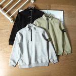Stone Island Long-Sleeved Green Cotton Pure Lightweight And Breathable