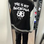 Balenciaga Jacket Blue Silk Silky Smooth Double-Layer Fabric Easy To Match Spring Autumn