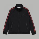 Celine Coat Red Cotton Embroidery