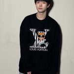 Louis Vuitton Sweatshirt Black Cotton Xinjiang Spring Autumn