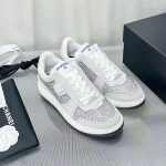 Chanel Sneakers Color Microfiber Leather Rubber Outsole