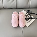 Chanel Slippers Genuine Leather Autumn Winter