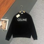Celine Long-Sleeved Sweatshirt Ash Cotton Pure Winter