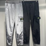 Stone Island Casual Pants Black Nylon Quick-Drying