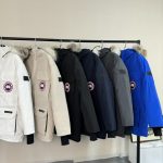 Canada Goose Ruler Red Cotton Duck Down Adhesive Polyester Nylon Fleece