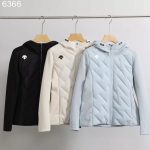 Descente Down Jacket Blue Fleece