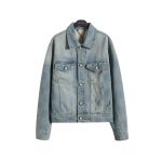 Louis Vuitton Jacket Red Jacquard Denim