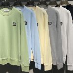 Stone Island Hoodies Red Cotton