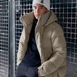 Descente Overcoat Black Feather Goose Down Duck Polyester Fiber Winter