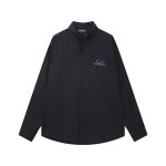 Balenciaga Long-Sleeved Shirt Red Embroidery