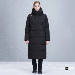 Descente Down Jacket Black Feather Goose Duck Polyester Fiber Winter