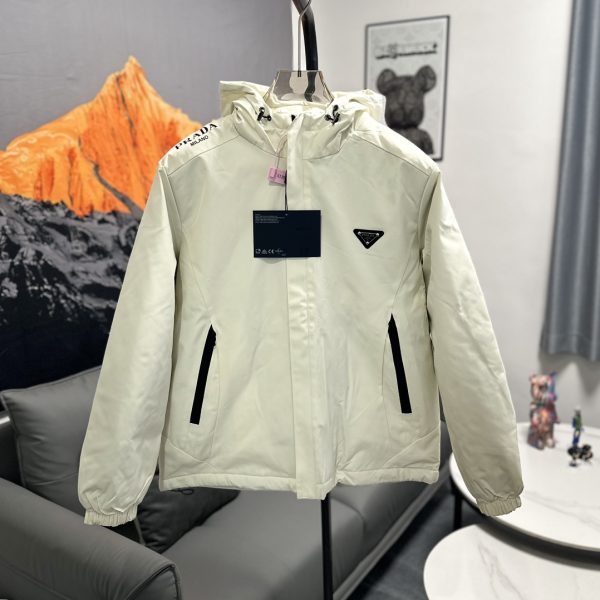 Prada Cotton Windproof Jacket For Winter