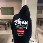 Supreme Hoodies Blue Cotton Fleece Winter