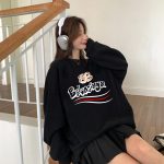 Balenciaga Sweatshirt Red Cotton Fleece Winter