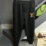 Louis Vuitton Sweatpants Red Cotton Pure Fleece
