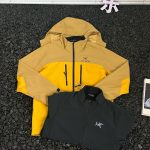 Archaeopteryx Outerwear Yellow Fleece Outdoor Windproof Autumn Winter Three-Proof Fabric