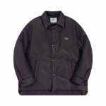 Prada Shirt Red Cotton Minimalist Style Autumn Winter