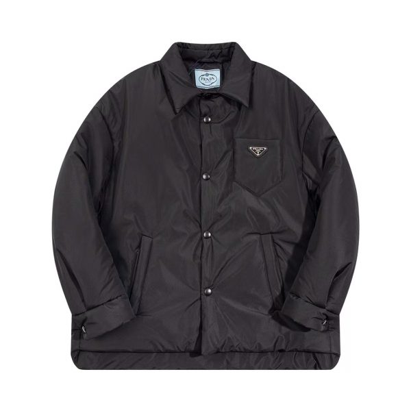 Prada Shirt Red Cotton Minimalist Style Autumn Winter