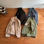 Patagonia Outerwear Green Cotton Wool Lambswool Nylon Fleece Elastic Stitching Patch Side Pockets