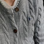 Ralph Lauren Sweaters Red Cashmere Cable Knit Sophistication Autumn Embroidery