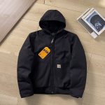 Carhartt Outerwear Red Cotton Down Lace Street Style