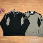 Stone Island Sweatshirt Ash Cotton Pure Fleece Exquisite Workmanship Street Style Patch
