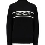 Moncler Sweater Red Wool Jacquard
