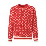 Louis Vuitton Long-Sleeved Sweater Red