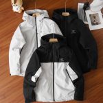 Archaeopteryx Outerwear Black Polyester Autumn Winter Side Pockets