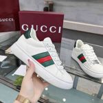 Gucci Sneakers White Silk Cowhide