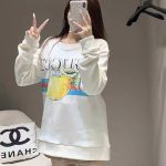 Gucci Long-Sleeved Ash Cotton Combed Simple And Elegant Autumn
