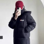 Fila Down Jacket Red Duck Exquisite Workmanship Autumn Winter And Slim Fit
