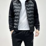 Descente Outerwear Red Neutral Down Ribbed Fabric Simple And Elegant Autumn Winter Patch Zippered Pocket