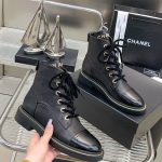 Chanel Dr. Martens Boots Rubber Lace