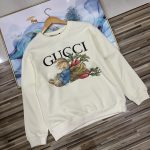Gucci Long-Sleeved Red Cotton Combed Suitable For All Body Types Simple And Elegant Autumn