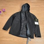 Stone Island Outerwear Red Duck Down Exquisite Workmanship Street Style