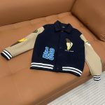 Fendi Jacket Red Wool Jacquard Embroidery
