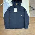 Moncler Outerwear Blue Duck Down