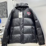 Moncler Outerwear Ash Duck Down Jacquard