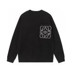 Loewe Sweater Blue Modal Relaxed Fit