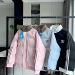 Adidas Cotton-Padded Coat Red Eva Down Waterproof Design High-Quality Materials Winter