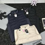 Descente Coat Red Duck Down Autumn Winter 3D Logo
