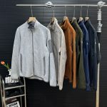 Express Outerwear Red Fleece Mesh Running Spring Autumn Winter Zippered Pocket