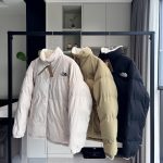 North Outerwear Red Wool Lambswool Minimalist Style Street Autumn Winter And