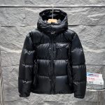 Prada Coat Red Duck Down Winter Zippered Pocket